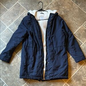 Women's Navy Hooded Jacket